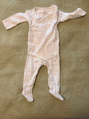 Baby Pink Footed One-Piece Romper